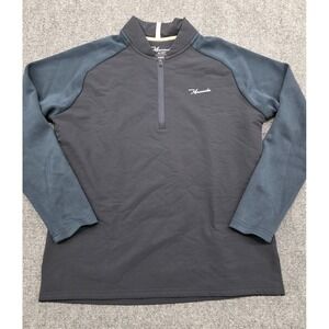 Macade Golf Navy Hybrid Shield TX Quarter Zip Pullover Jacket - S